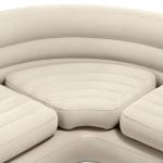 Intex Inflatable Flocked Air Mattress Sofa - Beige