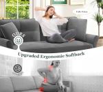 Chic Velvet 3-Seater Sofa for Modern Living