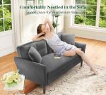 Chic Velvet 3-Seater Sofa for Modern Living