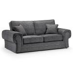 Grey Fabric Wilcot Corner Sofa for Living Room