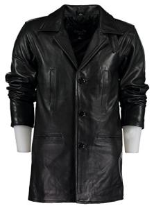 Charlie LONDON Max Payne Black Leather Jacket