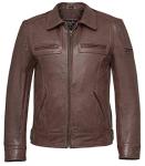 Men's Vintage Leather Jackets in Brown, Red, Black