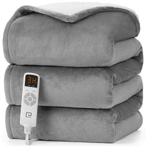 Cozy Electric Heated Blanket with Timer & 6 Settings