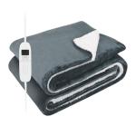 Cozy Electric Sherpa Fleece Blanket with Timer