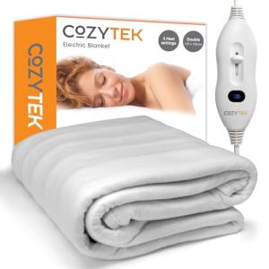 Cozy Double Electric Blanket with 3 Heat Settings