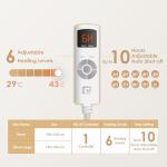 Cozy Electric Heated Blanket with Timer & 6 Settings