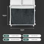 Cozy Electric Sherpa Fleece Blanket with Timer