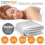 Cozy Double Electric Blanket with 3 Heat Settings