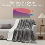 Cozy Electric Heated Blanket with Timer & 6 Settings