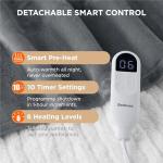 Bedsure Electric Blanket - 6 Heat Levels, Soft Sherpa