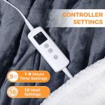 Cozy Electric Heated Blanket with Timer