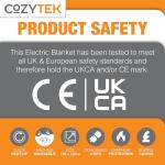 Cozy Double Electric Blanket with 3 Heat Settings