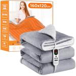Mia&Coco Heated Flannel Sherpa Blanket Throw