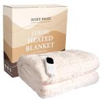 Ocoee Luxury Heated Sherpa Blanket, 6 Heat Settings