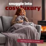 Silentnight Heated Fleece Throw Blanket - 9 Settings