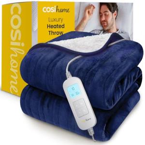 Cosi HomeĀ® Luxury Heated Throw - Extra Large Blanket