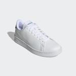 adidas Men's Advantage Tennis Shoes, Cloud White