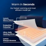 Cosi Home® Luxury Heated Throw - Extra Large Blanket