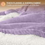 HOMLYNS LuxeHeat Electric Heated Throw Blanket