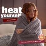 Silentnight Heated Fleece Throw Blanket - 9 Settings