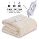 Double Fleece Electric Blanket with 3 Heat Settings