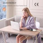 HOMLYNS LuxeHeat Electric Heated Throw Blanket