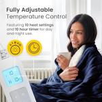 Cosi Home® Luxury Heated Throw - Extra Large Blanket