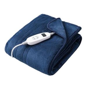Luxury Heated Electric Throw Blanket ā Super Soft Navy