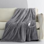CORIWELL Electric Heated Flannel Throw Blanket