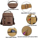Stylish Large Canvas Crossbody Bag for Men