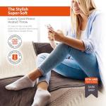 Extra Large Electric Heated Throw Blanket with Timer