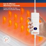 King Size Electric Blanket with Dual Controls