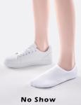 6 Pairs Cotton No Show Ankle Socks