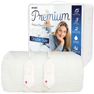 Mylek Double Size Heated Fleece Electric Blanket