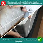 Cozy FOUNT Electric Blanket with 3 Heat Settings
