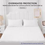 Double Heated Electric Blanket with Detachable Controller