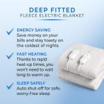 Coopers Fleece Electric Blanket with Deep Skirt