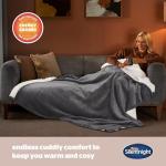 Giant Snugsie Blanket - Plush Fleece Reversible Throw