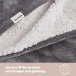 Giant Snugsie Blanket - Plush Fleece Reversible Throw