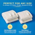 Coopers Fleece Electric Blanket with Deep Skirt