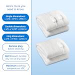 Coopers Fleece Electric Blanket with Deep Skirt