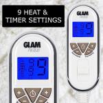 GlamHaus Electric Blanket with 9 Heat Settings