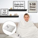 Luxury Heated Throw Blanket with Remote Control