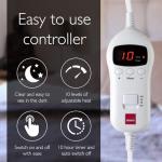 Luxury Heated Throw Blanket with Remote Control
