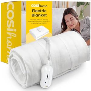 COSI Home Heated Microfleece Electric Blanket