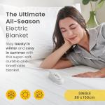 COSI Home Heated Microfleece Electric Blanket