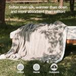 GOTCOZY Extra Large Soft Heated Blanket - Grey