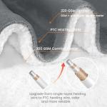 Cozy Widened Electric Blanket with Adjustable Heat