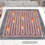 Cozy Widened Electric Blanket with Adjustable Heat