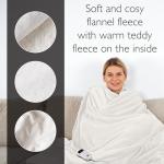 Luxury Heated Throw Blanket with Remote Control